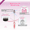 Зубная щётка отбеливающая Dentalpro Black Whitening с платиновой коллоидной керамикой, средней жесткости