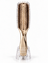 Щётка для мытья и массажа кожи головы S・HEART・S Scalp Brush World Model Long, розовое золото