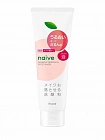 Увлажняющая пенка для умывания и снятия макияжа KRACIE Naive Makeup Removal Cleansing Foam Moisture с экстрактом персика, фруктово-цветочный аромат, 180 г