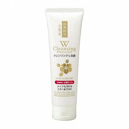 Пенка для умывания и снятия макияжа KUMANO YUSHI Shikioriori White Camellia Oil, с маслом камелии 190 г