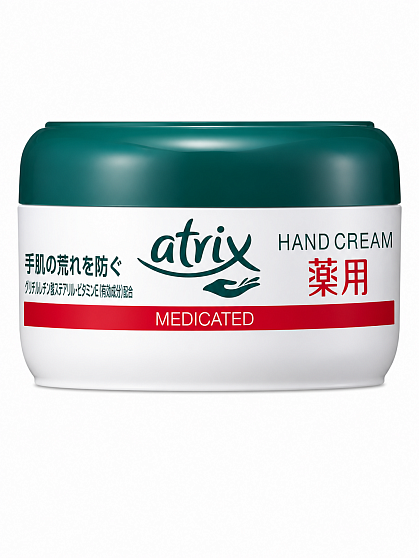 Увлажняющий крем для рук KAO Atrix Hand Cream Jar с витамином Е и экстрактом дягиля, 100 г