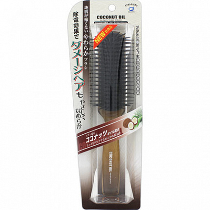 Щетка для волос IKEMOTO Coconut Blow Styling Brush с кокосовым маслом