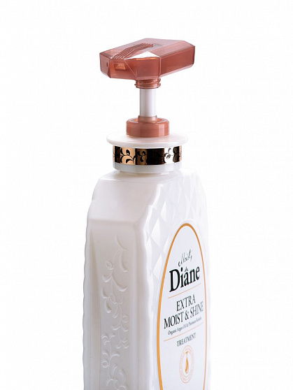 Бальзам-маска кератиновая Увлажнение и блеск Moist Diane Extra Moist & Shine, 450 мл