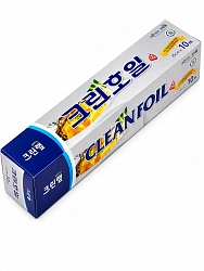 Алюминиевая фольга Clean Wrap с отрывным краем, 25 см × 10 м