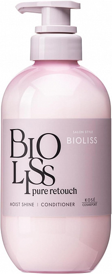 Увлажняющий кондиционер KOSE Bioliss Pure Retouch для сухих, пористых или поврежденных волос, 480 мл