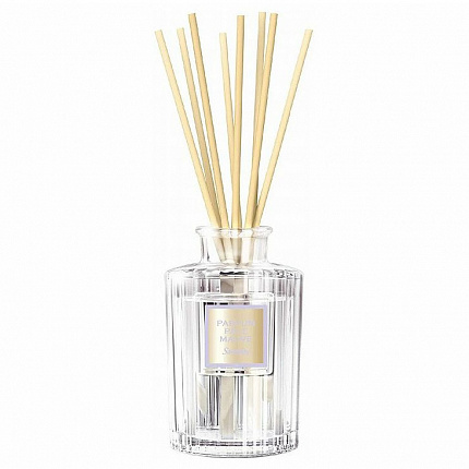 Натуральный аромадиффузор для дома KOBAYASHI Sawaday Scented Stick Parfum Pale Mauve, с мягким фруктово-цветочным ароматом, нотками яблока и календулы, стеклянный флакон 70 мл, 8 палочек