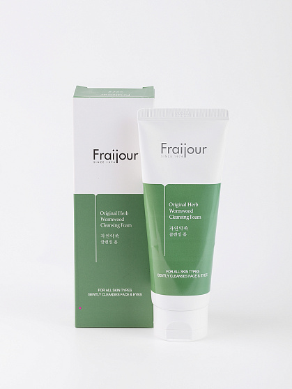 Пенка для умывания и снятия макияжа РАСТИТЕЛЬНЫЕ ЭКСТРАКТЫ Fraijour Original Herb Wormwood Cleansing Foam, 150 мл