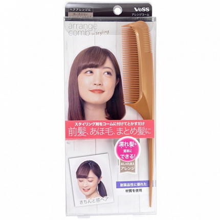 Расческа - гребень VeSS Arrange Comb For Styling для укладки волос с частыми зубцами