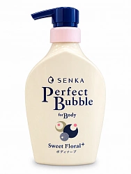 Гель для душа SENKA Perfect Bubble Sweet Floral+ с цветочным ароматом, 500 мл