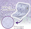 Туалетная бумага двухслойная MARUTOMI TISSUE Hanataba Flower Print French Lavender 12 Rolls Double, с ароматом французской лаванды, 12 рулонов по 25 м
