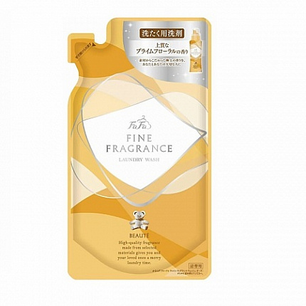 NS FaFa Жидкое концентрированное и ароматизированное средство для стирки FaFa Fine Fragrance "Beauty" с ароматом цветов, мускуса и сандалового дерева, мягкая упаковка, 360мл.