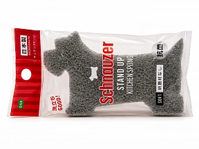 Японская мягкая губка для посуды OHE Schnauzer «Шнауцер»