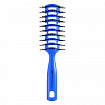 Профессиональная расческа для укладки волос VeSS SKELTON BRUSH (с антибактериальным эффектом), цвет корпуса - синий