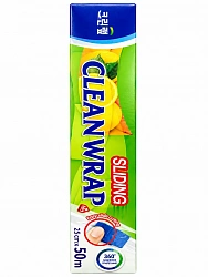 ПЛОТНАЯ пищевая пленка Clean Wrap с ножом для отрезания, 25 см × 50 м
