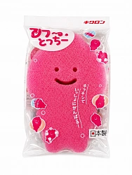 Губка для мытья посуды KIKULON Awamochi Kitchen Sponge, трехслойная, мягкая, без абразива, 1 шт.