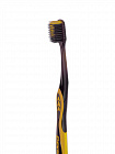 Зубная щётка Dentalpro DR22 Black-Dia Super-fine Hair Standard, средняя жесткость, желтая