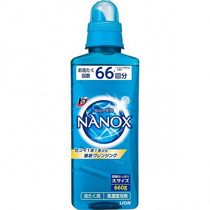 Гель для стирки "TOP Super Nanox", концентрат, 660 гр