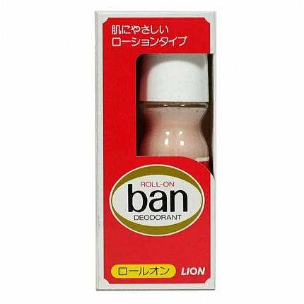 Дезодорант-антиперспирант LION Ban Roll On роликовый, с легким цветочным ароматом, 30 мл
