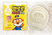 Детское туалетное мыло KM "Pororo" на растительной основе с козьим молоком и натуральными маслами (легкий молочный аромат) 100 г