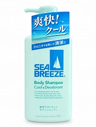 Освежающий дезодорирующий гель для душа SEA BREEZE Cool & Deodorant, 490 мл