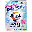 Жидкое концентрированное средство для стирки KAO Attack Antibacterial EX предотвращает образование складок на одежде, с цветочным ароматом, сменная упаковка, 810 г