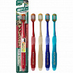 Зубная щетка с широкой чистящей головкой овальной формы EBISU The Premium Care Periodontal Pocket Plus P61, со сверхтонкими концами щетинок и боковыми очищающими пучками 7-разрядная (мягкая)
