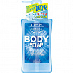 Мужское жидкое мыло для тела KOSE Mens Softymo Cool Body Soap, с охлаждающим эффектом и цитрусовым ароматом, 550мл