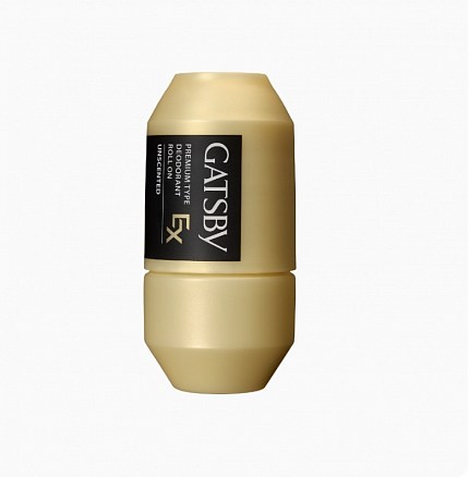 Мужской дезодорант-антиперспирант роликовый MANDOM Gatsby EX Premium Deodorant с двумя типами антибактериальных ингредиентов, без аромата, 60 мл