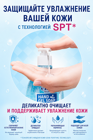 Кухонное мыло для рук KAO Biore U Kitchen Hand Gel Soap Unscented против жирных загрязнений и запахов, без аромата, 250 мл