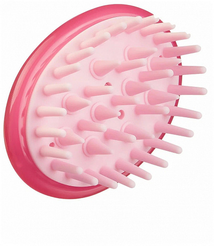 Массажная щетка для мытья головы VeSS Scalp Shampoo Brush, розовая, 1 шт.