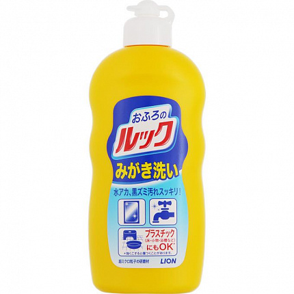 Чистящее и полирующее средство для ванной LION Look Shine Wash, с ароматом цитрусовых, 400 г