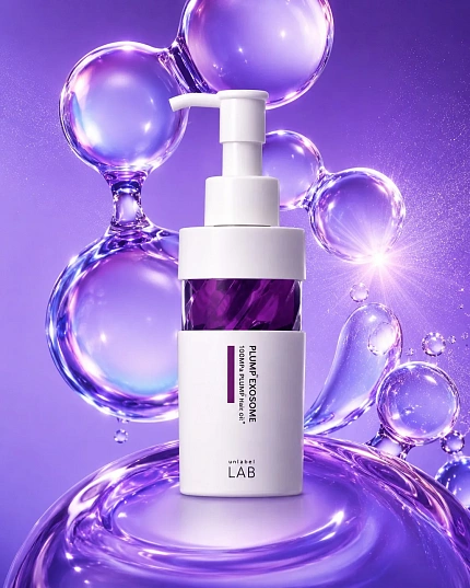 Масло для объёма и укладки волос UNLABEL LAB EX Volume Up Hair Oil с ароматом лаванды, 100 мл - Применение масла UNLABEL LAB EX Volume Up для укладки волос