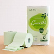 Туалетная бумага трёхслойная MARUTOMI TISSUE Hanataba Cocochi 12 Rolls Triple с антибактериальным покрытием, с ароматом зеленого чая, 12 рулонов * 20 м