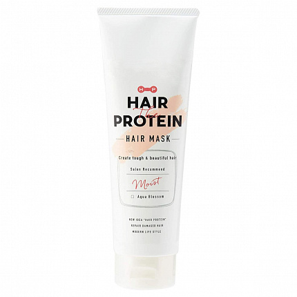 Восстанавливающая и увлажняющая маска для волос с 6 видами протеинов COSMETEX ROLAND Hair The Protein, 180гр