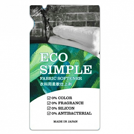 Концентрированный кондиционер для белья ROCKET SOAP Eco simple, без красителей, ароматизаторов, силиконов, 450 мл