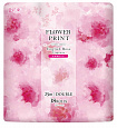 Туалетная бумага двухслойная MARUTOMI TISSUE Hanataba Flower Print English Rose 18 Rolls Double, с ароматом английской розы, 18 рулонов по 25 м