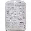 Силиконовая щетка-массажер для мытья головы VeSS Bihatsu Shampoo Brush, розовая, 1шт
