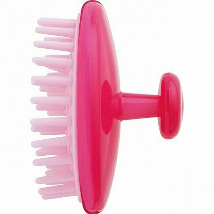 Массажная щетка для мытья головы VeSS Scalp Shampoo Brush, розовая, 1 шт.