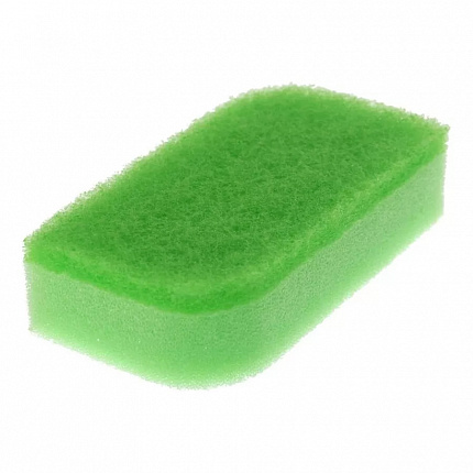 Антибактериальные двухслойные губки для посуды Kikulon Kitchen Sponge Scourer Non Scratch без абразивных частиц, 2 шт.