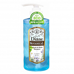 Шампунь бессиликоновый бессульфатный Питание Moist Diane Botanical Refresh, 480 мл