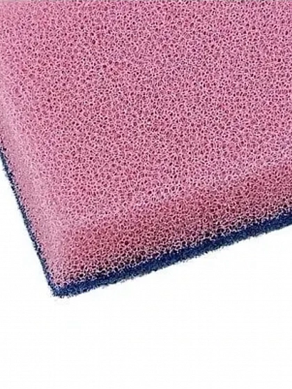 Профессиональная двухслойная губка для посуды Kikulon Pro Hand Sponge с жестким верхним слоем, 11*7*3 см