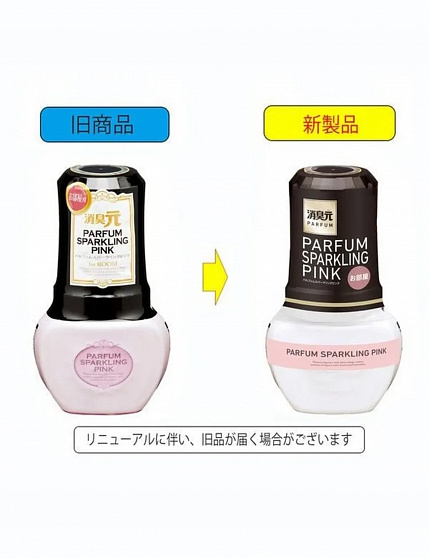 Жидкий дезодорант для комнаты KOBAYASHI for Room Parfum Sparkling Pink, с мягким ароматом розы, жасмина и персиков, 400 мл