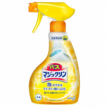 Пенящееся чистящее и дезодорирующее средство KAO Magiсclean для ванной с ароматом цитрусов, с антибактериальным эффектом, 380 мл