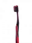Зубная щётка Dentalpro DR23 Black-Dia Super-fine Hair Standard, жесткая щетина, красная