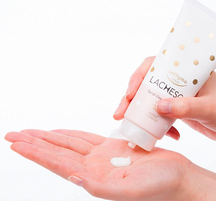 KOSE Пенка для умывания увлажняющая Softymo Lachesca Clay Wash Moist, с белой глиной и гиалуроновой кислотой, 130г