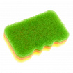 Губка для посуды трехслойная Kikulon AWADASU SPONGE SCOURER NON SCRATCH, (с эффектом образования обильной пены), 4 шт.