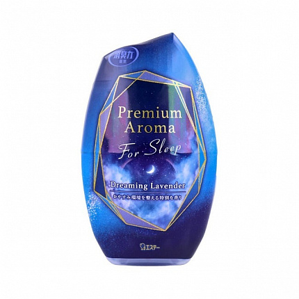 Жидкий освежитель воздуха для спальной комнаты "Лавандовые сны" ST SHOSHU RIKI Premium Aroma, нежный успокаивающий аромат, 400 мл