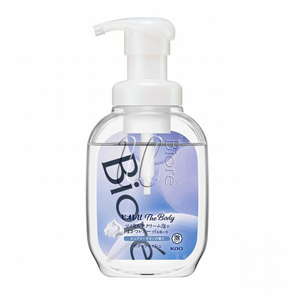 Жидкое мыло-пенка для тела "Изысканный букет" KAO Biore U Foaming Body Wash Brilliant Bouquet, с нежным цветочным ароматом, 540мл.