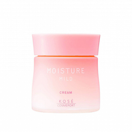 Интенсивно увлажняющий крем для лица KOSE Moisture Mild Cream с гиалуроновой кислотой и коллагеном, 60 г