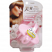 Силиконовая щетка-массажер для мытья головы VeSS Bihatsu Shampoo Brush, розовая, 1шт